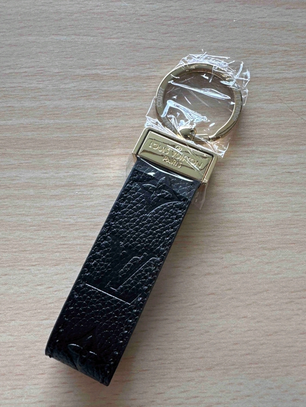 Monogram Key Chain No Box - BLACK